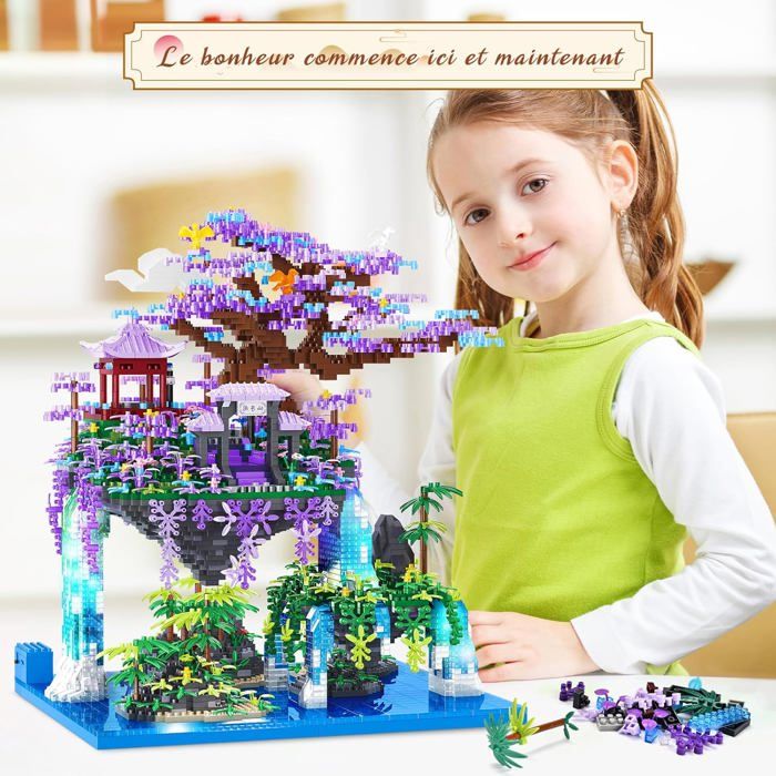 Mini Blocs FORMIZON Moon Palace Pavilion 4574 pièces avec éclairage LED ...
