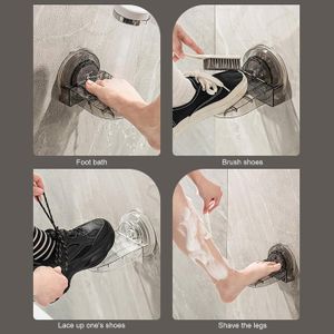 Repose-pieds de douche, repose-pieds en plastique, tabouret de douche