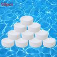 50Pcs Tablets Desinfectant Chlore pour eau piscine-0