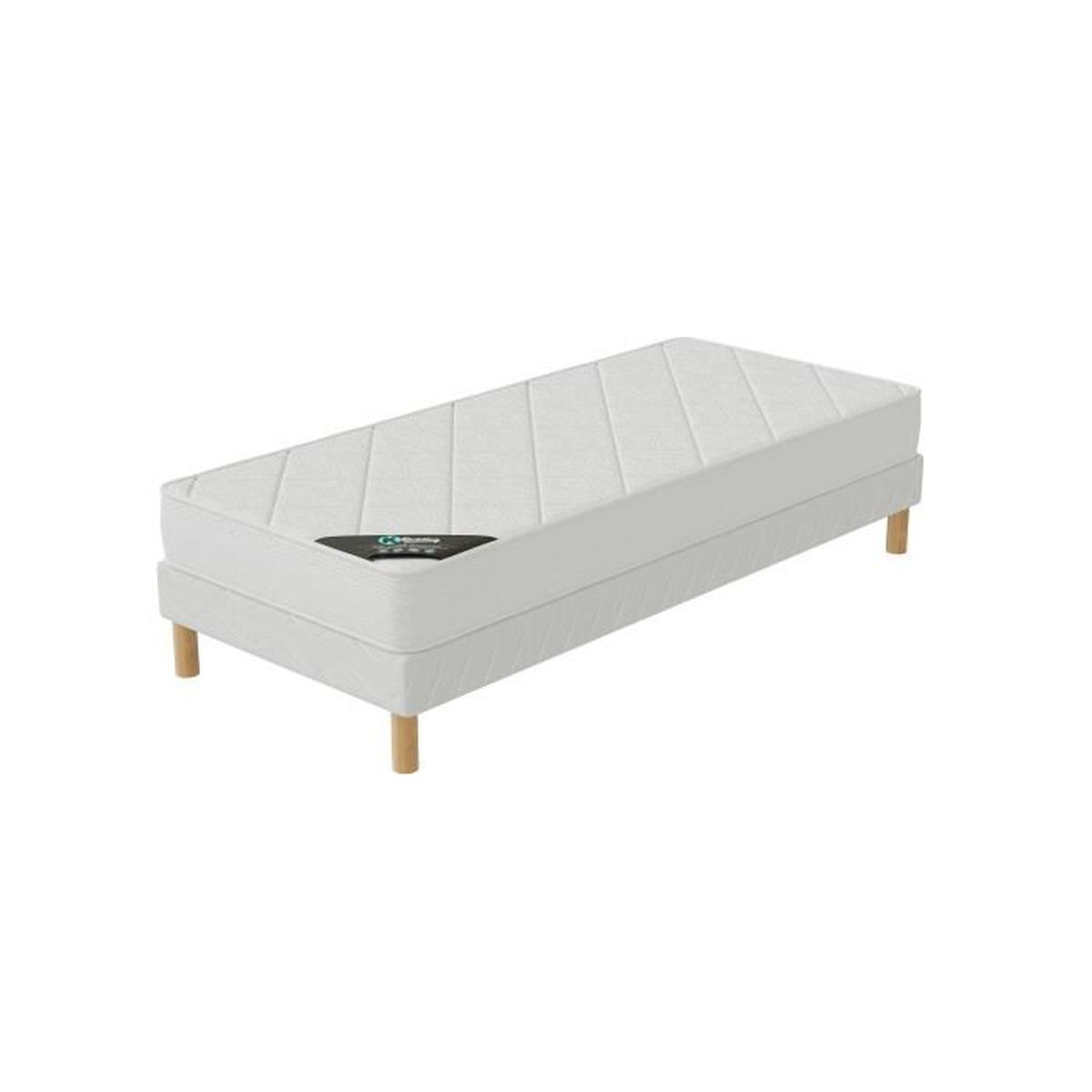 Lit 1 Place Avec Sommier Et Matelas Pas Cher