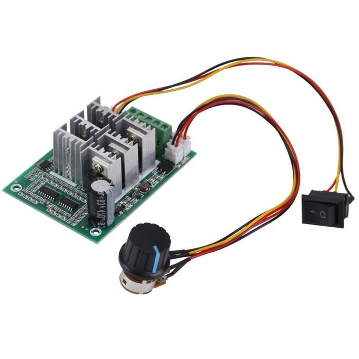 Contrôleur PWM Moteur DC 12V-60V 10A Binghe - Régulateur Vitesse Avant/arrière