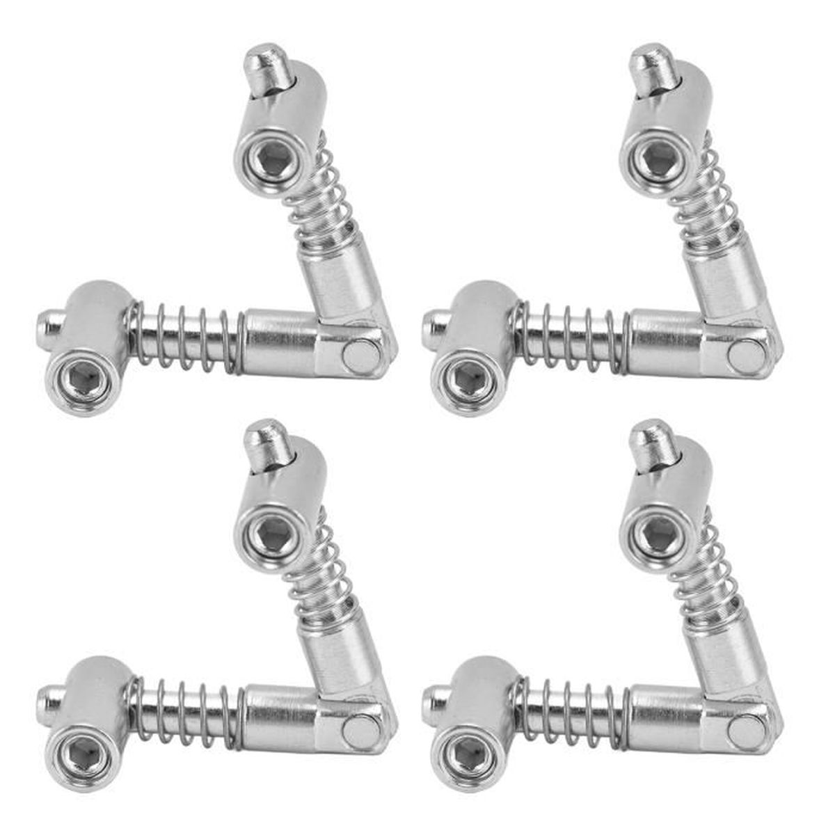 Lot De 4 Supports Réglables Pour Chaise Longue Garneck - 5 Positions, Crochets Robustes, Plastique Résistant Aux Intempéries