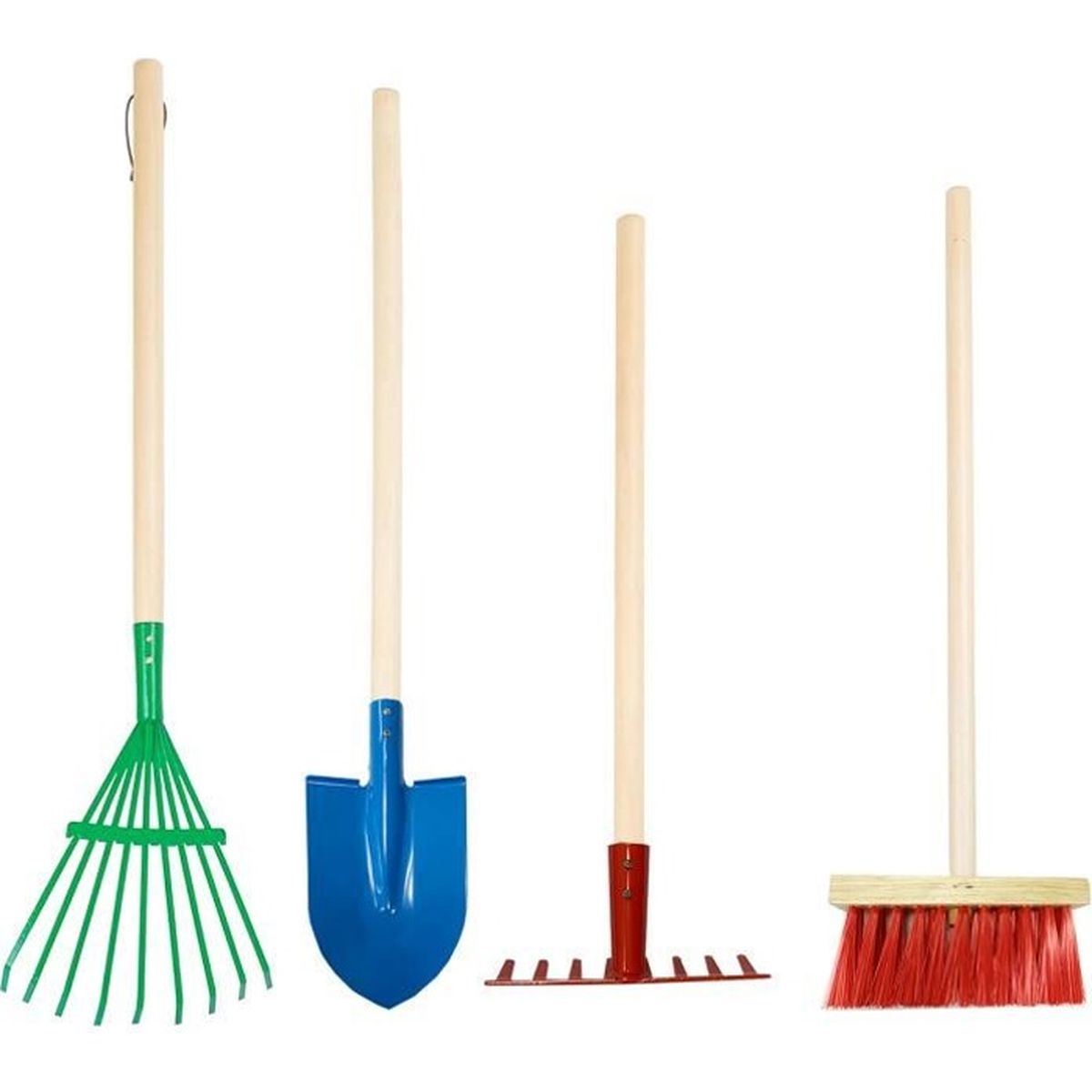zyh Quatre Ensembles doutils de Jardinage pour Enfants Pelle en m/étal pour Enfants,Petite Fourchette de Jardin,Jouets pour Tout-Petits,Outils de Jardinage de Jardin,Plantation de Sol