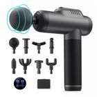 OLOKDYIZ Pistolet de Massage Musculaire pour Récupération de Fatigue - 99 Niveaux Réglables - 8 Têtes de Massage - Ecran LCD HD - Gris