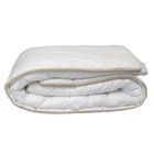 Couette "Fjord Grand Hotel" Tempéré Jumelable Satin de coton rayé Lestra - 240 x 300 cm pour lit 200 x 200 King size