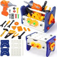 BRICOLAGE - ETABLI - OUTIL Outils de réparation de électrique Set outil de jouets éducatifs pour les enfants