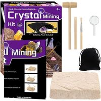 Kit d'excavation de Cristal - Kit Scientifique éducatif innovant sur l'excavation de Cristal Kit d'excavation de Jouets de géologie