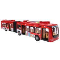 Dioche Bus jouet pour enfants Jouet éducatif de voiture de lumière de musique de bus de ville électronique pour le modèle de