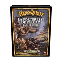HeroQuest, extension La forteresse de Kellar, 2 à 5 joueurs, dès 14 ans, système de jeu HeroQuest requis - Avalon Hill