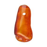 Pendentif en ambre naturel rond (1-3g) pour femmes et hommes, collier de pierres précieuses, bijoux de protection 12728VC