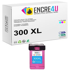 Cartouches Compatibles HP 300XL + 300CL XL - Pack Noir + Couleur - Marque NOPAN-INK (neuf)