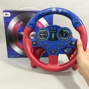 Folpus Jouet de volant pour voiture Sondage Jouet Volant de conduite  interactif Jeu de conduite simulé pour garçons, Bleu