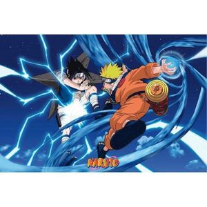AFFICHE - POSTER Maxi poster ''Sasuke & Naruto'' 61x91,5 - Naruto