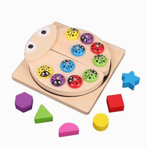 PUZZLE Puzzle - Bébé aimant pêche jouet ensemble - Blocs 