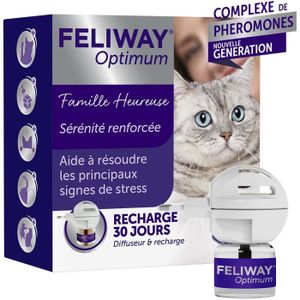 Feliway Optimum Happy Family Starter Kit Diffuseur Et Flacon 48ml