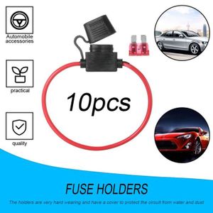 X AUTOHAUX 4 6 8 Jauge AWG en Ligne Porte Fusible avec 40A AGU Fusibles pour Voiture Auto