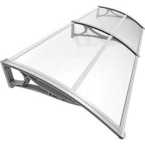 MARQUISE - AUVENT VOUNOT Auvent de porte marquise 200x80 cm transparent en Polycarbonate anti UV