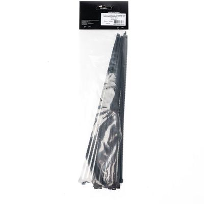 Lot De 100 Colliers De Serrage Crantés Nylon Vert Fluo 2.5x200 Mm - Pour Auto, Moto, Quad (P2R)