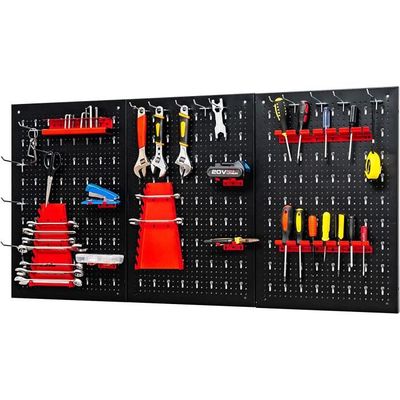 Lot 5 Supports Muraux Pour Outils Makita 18V – ABS, Avec 40 Vis, Compatible Perceuses, Visseuses, Perforateurs (Cyan Bleu)