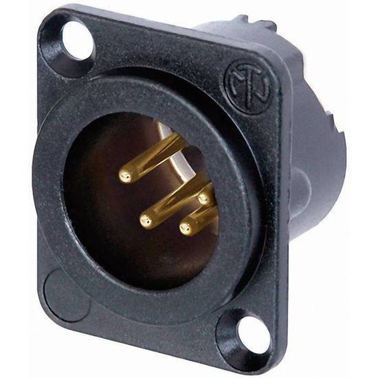 Connecteur Cinch/RCA Femelle Neutrik NF2D9 – 2 Pôles – Pour Câbles Audio