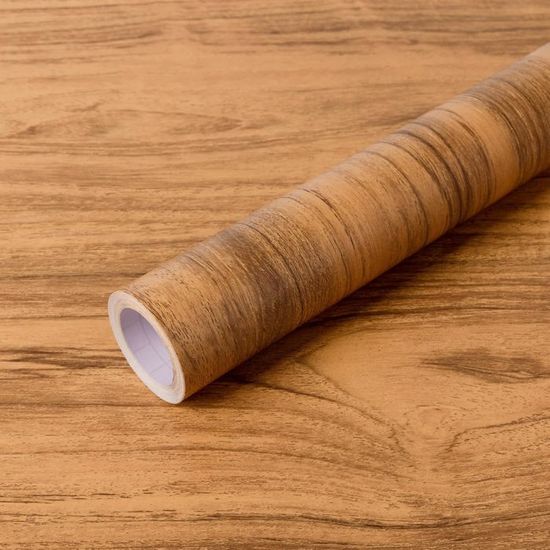 Papier Adhesif Pour Meuble Bois 40cm X 3m Papier Peint Mural Style