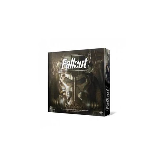 Jeu de plateau - ASMODEE - Fallout - 60 min - 14 ans - Monopoly - 2 joueurs ou plus - Noir