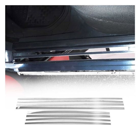 Couverture De Seuil De Porte Mercedes Vito W447 2014-2025 ABS Noir - 2 Pièces