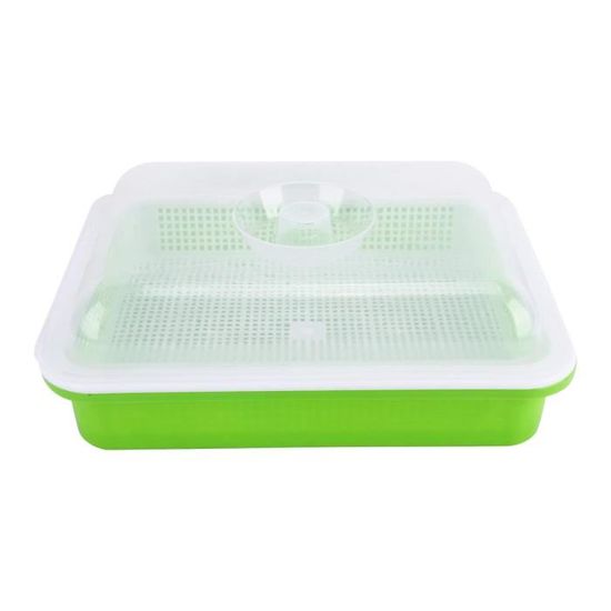 Machine Automatique Germoir Haricots Uonguon - Grande Capacité 22x18x18cm Avec Couvercle