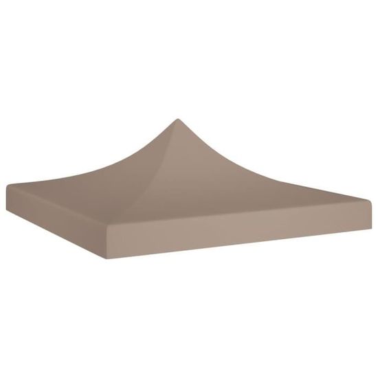 Ersatzdach Für Gartenpavillon – 2x2 M, Aus 600D Oxford Mit PVC-Beschichtung, Wasser- Und UV-beständig