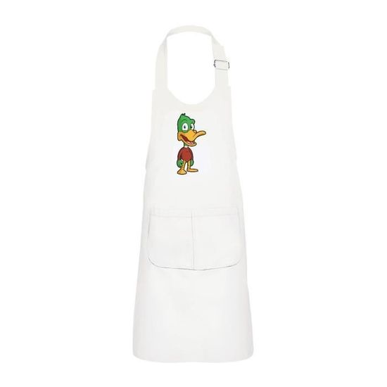 Tablier Enfant Eyands En Lin - Motif Mignon Pour Cuisine, Peinture