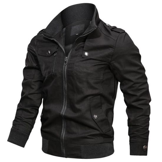 Veste Bomber Légère Homme Mi-saison – Coupe-vent, Capuche, Coupe Ajustée, Style Minimaliste