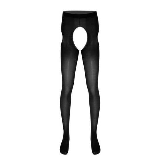 Iiniim Homme Collant Bas de Contention Sexy Legging Pantalon Ouvert Fesse Extensible Sous