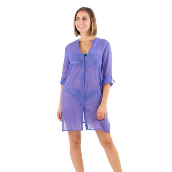 Tunique Coline transparente l g re unie Achat Vente