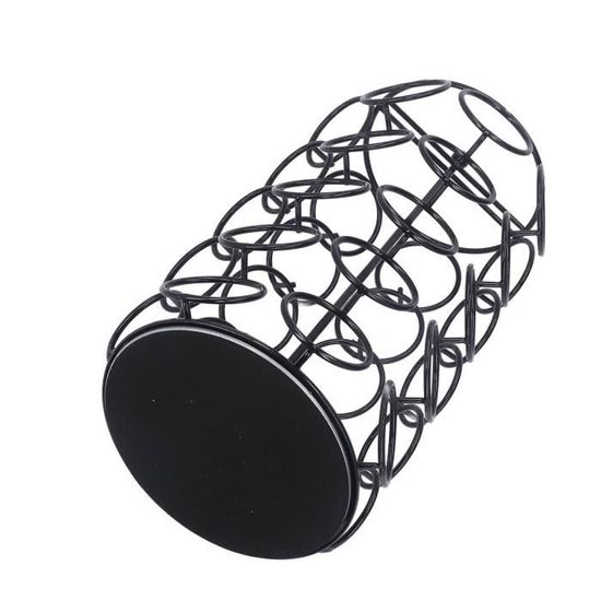 Porte Capsules Nespresso - Rotatif - Antidérapant - 40 Capsules - Acier Inoxydable - Zwart