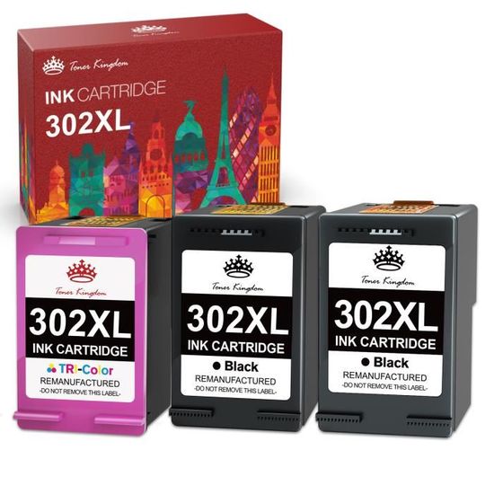 302 XL Cartucce Per HP 302XL Nera Rigenerato Compatible Con Officejet - Foto 8