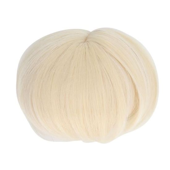 PERRUQUE pour poupée Cheveux naturels Taille 0 - 17.5 cm