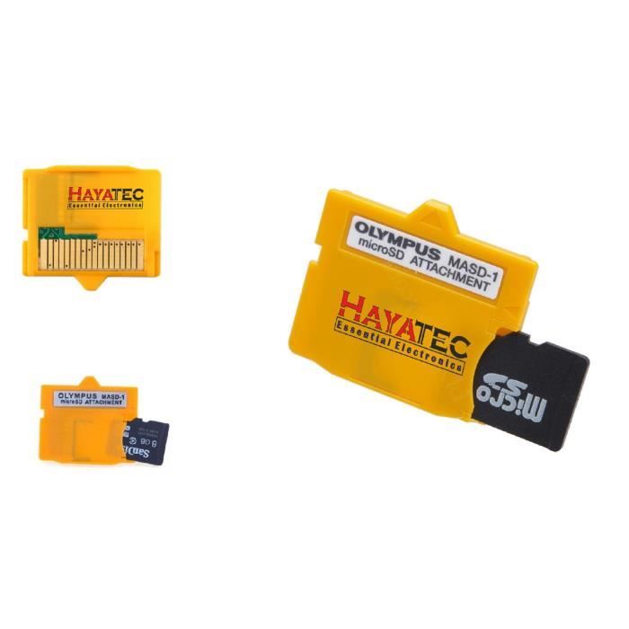 Lecteur à convertisseur adaptateur XD Picture Carte Mémoire Pour Olympus MASD-1 Micro SD SDHC SDXC