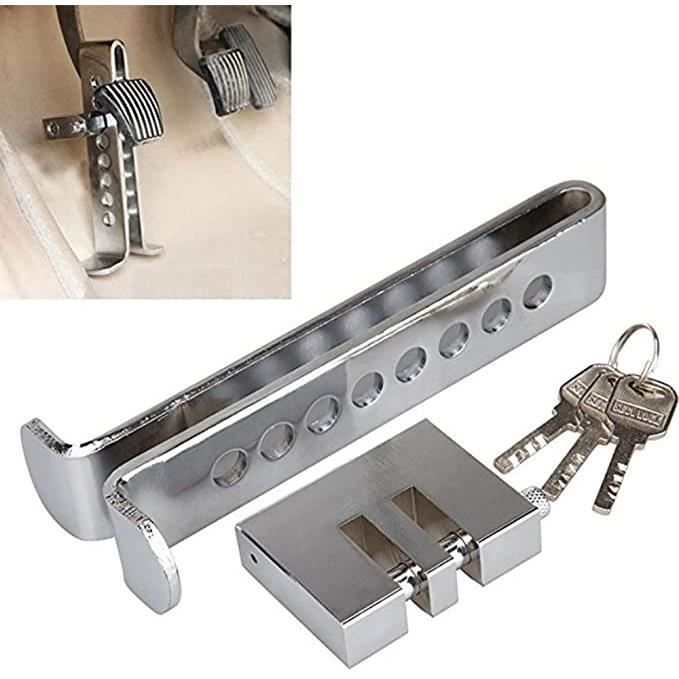 Anti-vol Voiture Frein Embrayage Serrure Sécurité Outil Acier Verrouillage Auto Voiture Embrayage Frein Lock