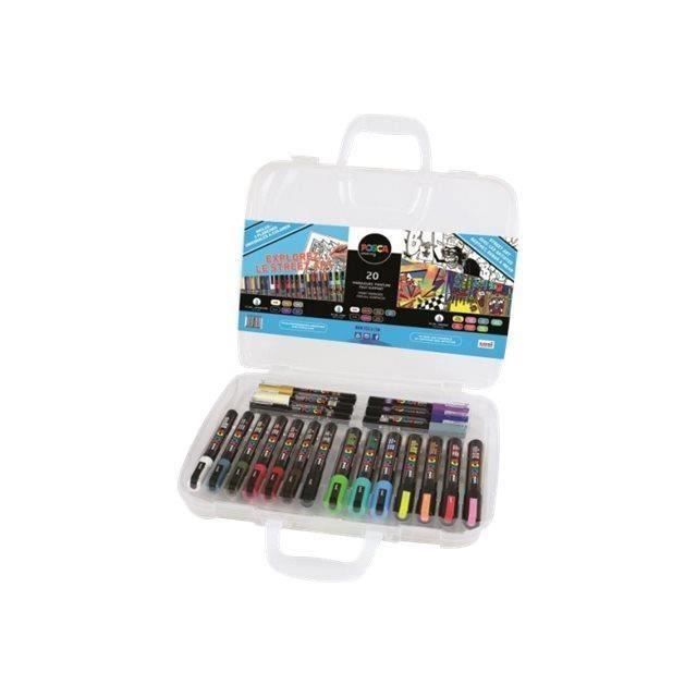 Uni POSCA STREET ART Marqueur couleurs assorties pack de 20