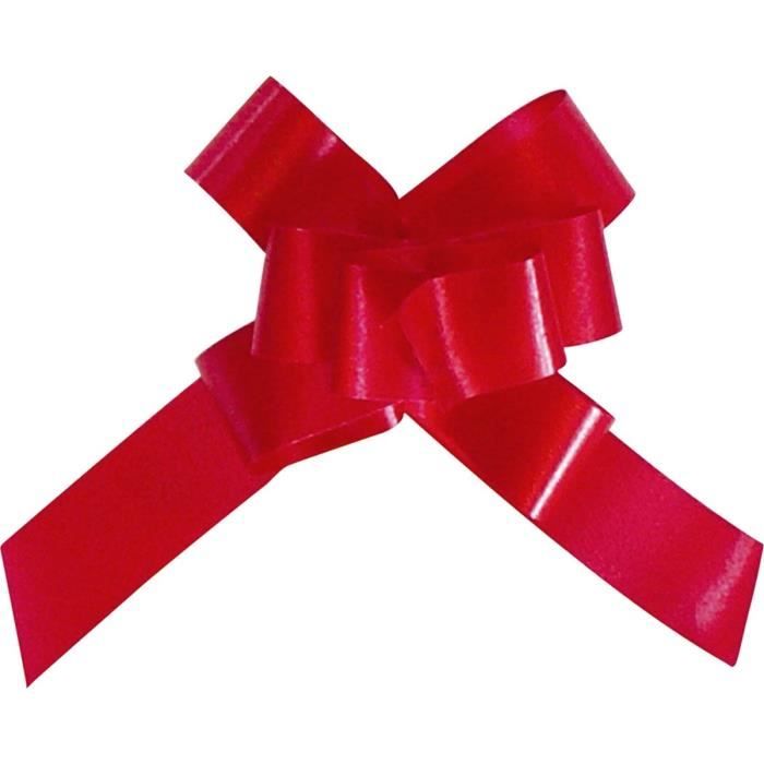 SANTEX Mini nœud automatique uni rouge