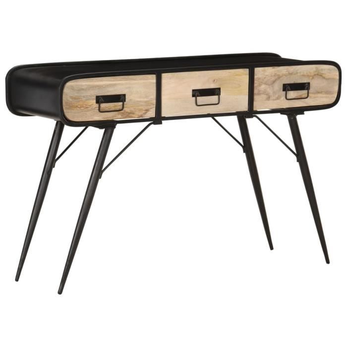 Magnifique - Console Style Contemporain - Table console Table d'appoint 120x35x76 cm Bois de manguier solide