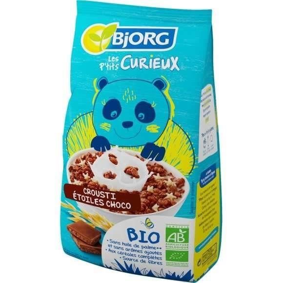 BJORG Crousti etoiles choco kid - 375g