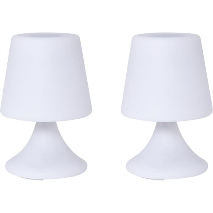 Duo de lampes enceintes inter-connectées outdoor Handy S Together Colorblock
