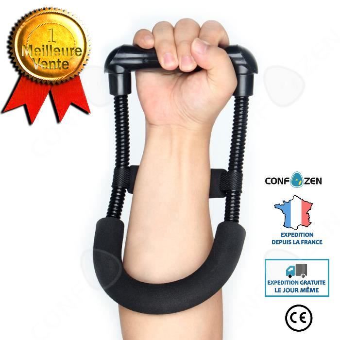 CONFO Accessoires Fitness - Musculation,Puissance de la poignée poignet avant bras poignée de la main appareil d'entraînement de la