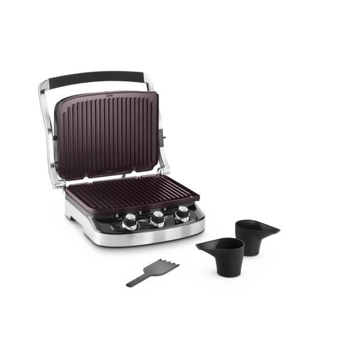 DELONGHI CGH900C Grille-viande électrique Contact Grill - Inox
