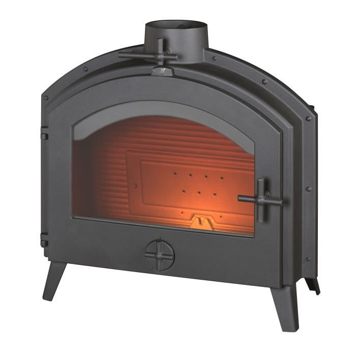 Poële à Bois INVICTA Stimo - Puissance optimale : 7 kW - Max: 10,5 kW - Fonte -  Bûches : 50 cm - Flamme Verte 7* - Ecodesign