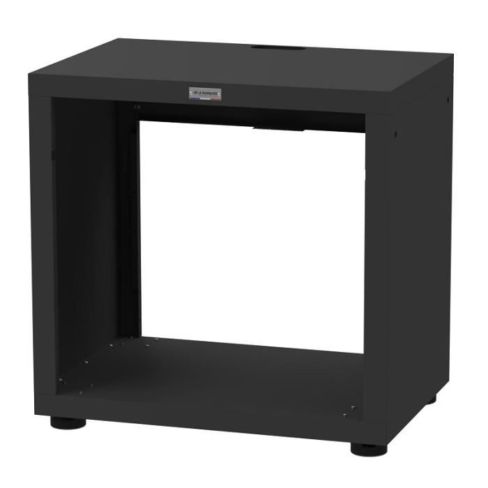 Meuble de cuisson pour barbecue Le Marquier 80 x 55 cm Noir