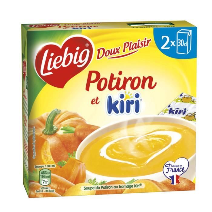 Doux plaisirs potiron Kiri 2 x 30 cl Liebig
