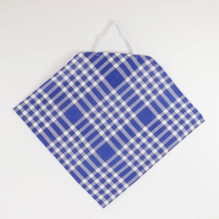 LINANDELLE - Lot de 2 bavoirs enfant coton carreaux vichy Normand CLEAN KID - Bleu