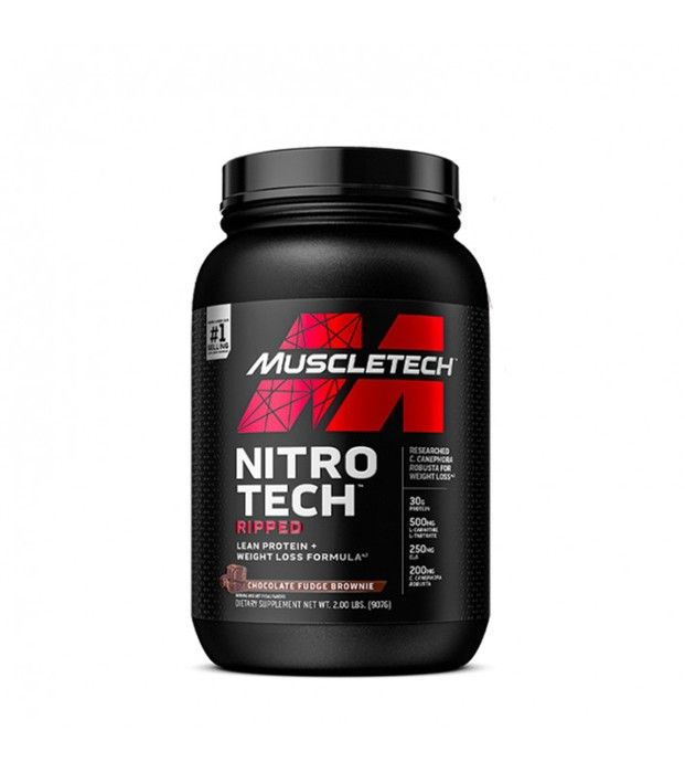 Nitro-Tech Ripped 2 lb (907g) (Brownie au Chocolat)